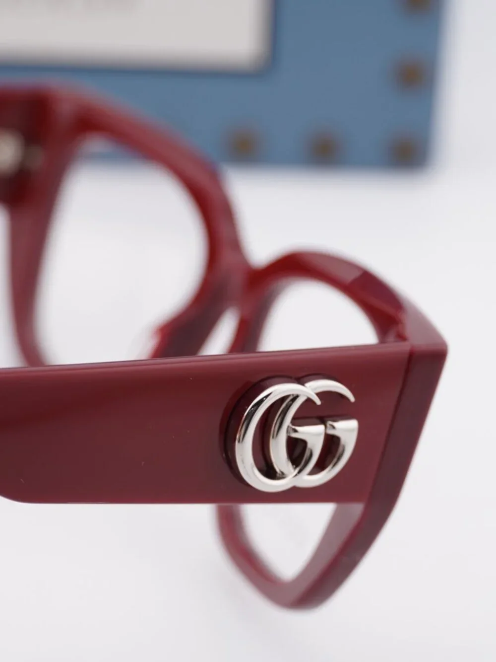 Gucci GG1952O 003 Square Eyeglasses 51mm - Burgundy